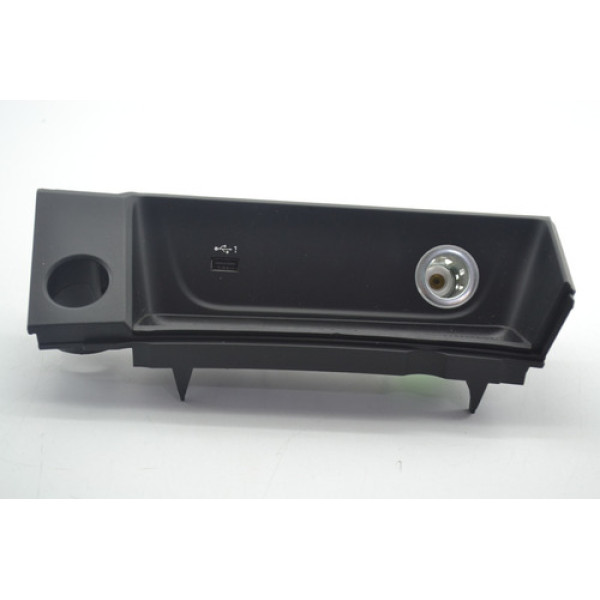 Moldura Tomada Usb 12v Console Audi A4 2018 Original 8w18641