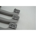 Kit 3 Puxador Alça Teto Pqp Chevrolet Vectra 2010 Original  Cinza