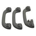 Kit Com 3 Puxador Alça Teto Pqp Ix35 2011 Original Cinza