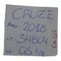Quebra Sol Lado Esquerdo C/iluminação Gm Cruze 2018 Origina