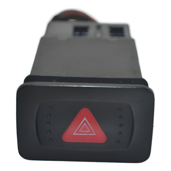 Botão Pisca Alerta Painel Volkswagen Golf 2001 Original Preto