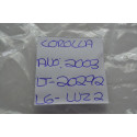 Luz Luminaria Cortesia Teto Toyota Corolla 2004 Original