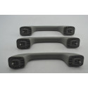 Kit 3 Puxador Alça Pqp Teto Renault Sandero 2008 Original Cinza