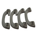 Kit 4 Puxador Alça Teto Pqp Peugeot 308 2013 Original Bege