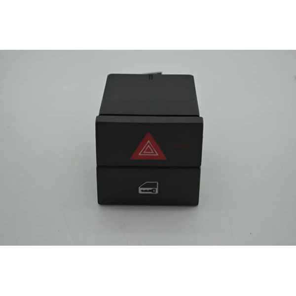 Botão Pisca Alerta Trava Elétrica Meriva 2003-2012 Original Preto