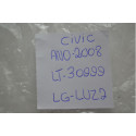 Luz Interna Teto Traseira Central Civic 2006 A 2011 Original