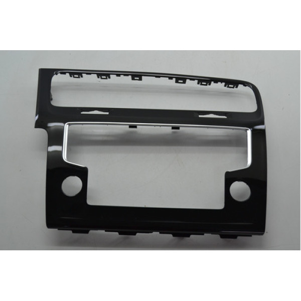 Moldura Central Multimidia Painel Vw Golf Gti 2014 Original Preto
