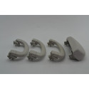 Kit Com 3 Pqp Alça Teto + Porta Oculos Punto 2013 Linea Orig