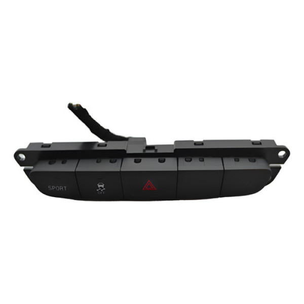 Botão Pisca Alerta Off Tração Sport Fiat Toro 2021 Original Preto