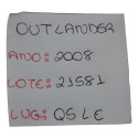 Quebra Sol Lado Esquerdo Motorista Outlander 2008 Original