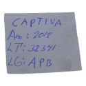 Apoio Encosto Braço Console Captiva 2014 Original Preto