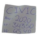 Quebra Sol Lado Direito C/iluminação Civic 2020 Original