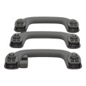 Kit 3 Puxador Alça Teto Pqp I30 2009 A 2012 Original Cinza