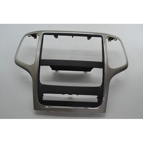 Moldura Painel Central Jeep Grand Cherokee 2012 Original Cinza