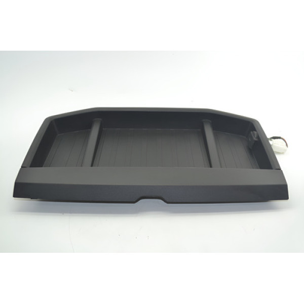 Porta Treco Superior Painel Com Tomada Vw Amarok 2011 Origin Preto