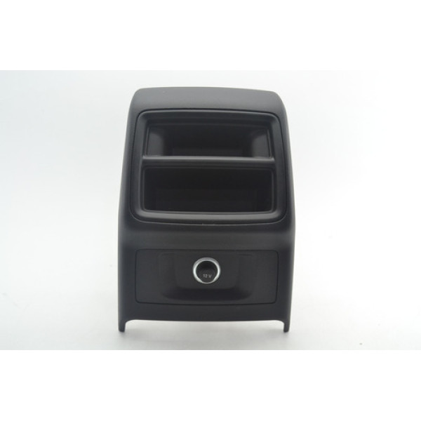 Moldura Acabamento Traseiro Console Audi A4 2018 Original Preto