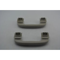 Par Apoio Alça Teto Pqp Chevrolet Zafira 2001-2012 Original Cinza