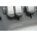 Moldura Central Painel Renault Logan 2007 A 2011 Original Cinza
