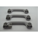Kit Com 3 Puxador Alça Teto Pqp I30 2011 Original Cinza-escuro