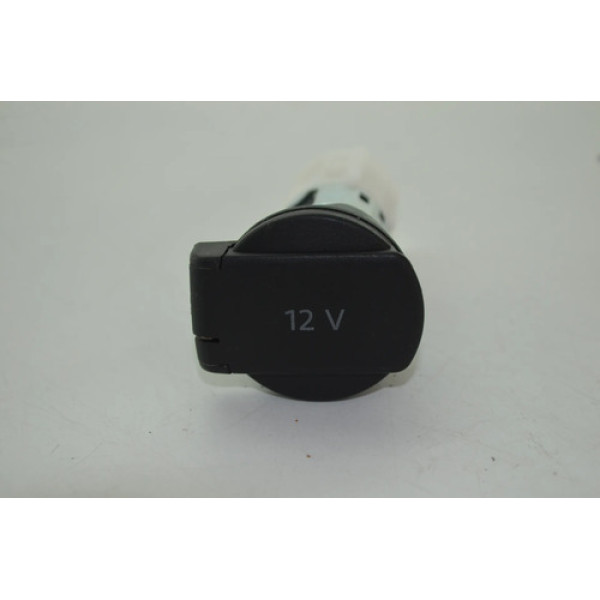 Tomada Energia 12v Console Polo 2018-2022 Original Preto