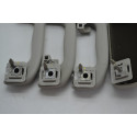 Kit 3 Puxador Alça Teto Pqp Porta Oculos Cruze 2012 Original Bege
