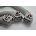 Kit Com 3 Puxador Alça Teto Pqp Ix35 2011 Original Cinza-escuro