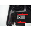 Moldura Central Painel 2 Din C/difusor Fiat Palio 2013 2014 Black Piano