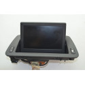 Multimídia Tela Display Painel Peugeot 308 2015 Original Preto