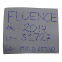 Moldura Retrovisor Interno Renault Fluence 2014 Original