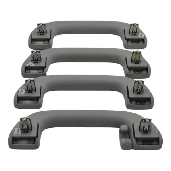 Kit 4 Puxador Alça Teto Pqp Cr-v Crv 2009 Original Cinza