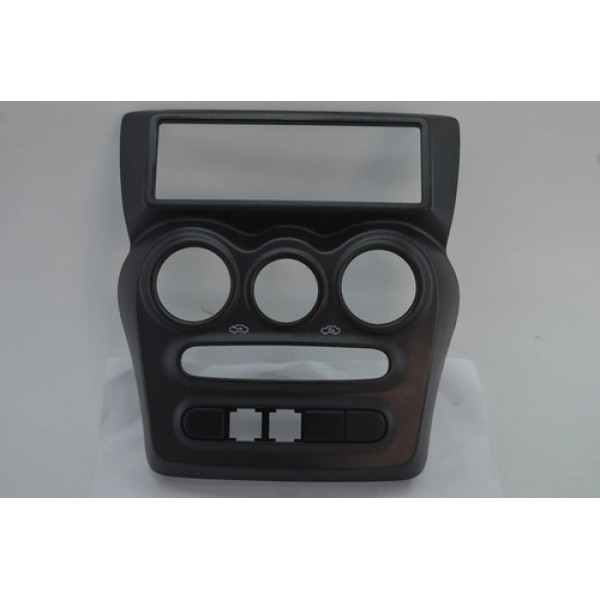 Moldura Radio Central Painel Qq 2015 A 2019 Original Preto