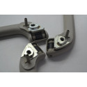 Kit 3 Puxador Alça Pqp Teto Subaru Impreza 2008 Original Cinza
