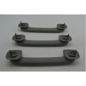 Kit 3 Puxador Alça Teto Pqp Megane Scenic 2006 Original Cinza-escuro