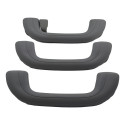 Kit Com 3 Puxador Alça Teto Pqp I30 2011 Original Cinza-escuro