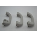 Kit 3 Puxador Alça Teto Pqp Jac T60 2021 2022 Original Cinza