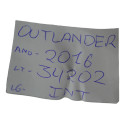 Botão Comando Pisca Alerta Painel Outlander 2016 Original Preto