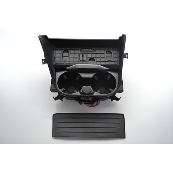 Moldura Porta Copo Treco Objeto Console Bmw X3 2017 Original Preto