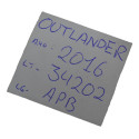 Encosto Apoio Braço Console Outlander 2016 Original Preto
