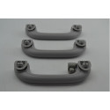 Kit Com 3 Puxador Alça Teto Pqp I30 2011 Original Cinza-escuro