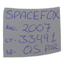 Par Quebra Sol Direito Esquerdo Vw Spacefox 2007 Original