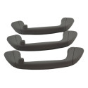 Kit 3 Puxador Alça Teto Pqp Etios 2013 Original Cinza