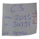 Espelho Retrovisor Interno Original C3 2015 2016