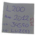 Luz Cortesia Dianteira Interna Teto L200 2012 Original