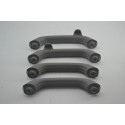 Kit 4 Puxador Alça Teto Pqp Pt Cruiser 2003 Original Cinza