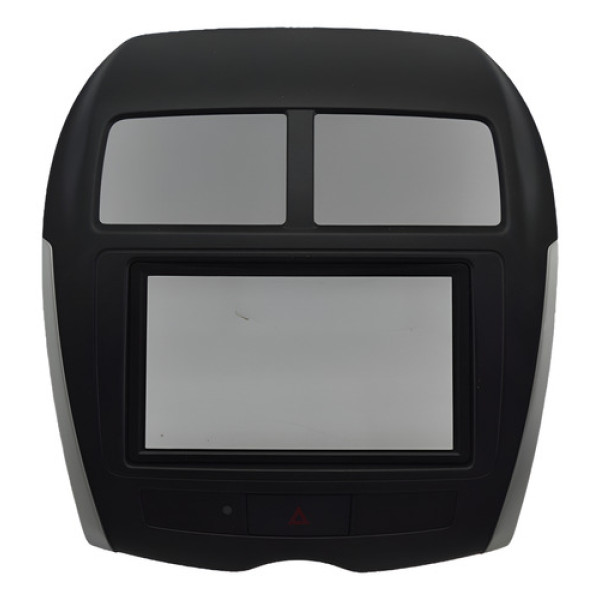 Moldura Central Radio Painel Mitsubishi Asx 2014 Original Preto