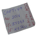 Espelho Retrovisor Interno Gm Captiva 2016 Original