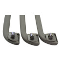 Kit Com 3 Puxador Alça Teto Pqp Honda Hr-v 2020 Original Bege