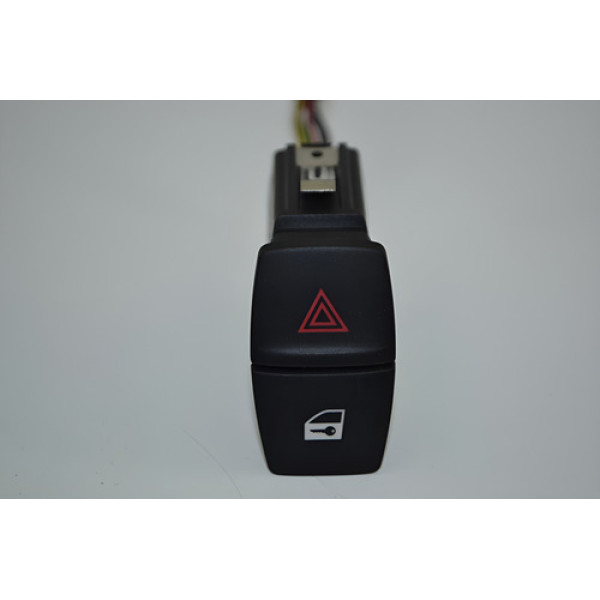 Botão Interruptor Pisca Alerta Bmw 335 Serie 3 Com Chicote Preto