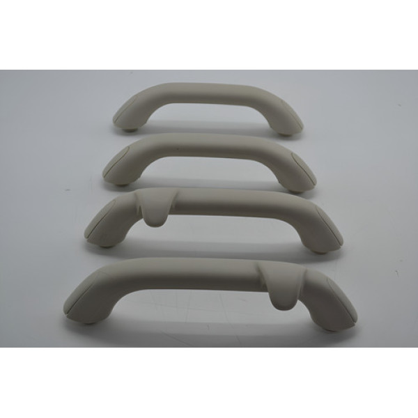 Kit 4 Puxador Alça Teto Pqp Fiat Freemont 2012 Original Cinza