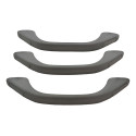 Kit 3 Puxador Alça Teto Pqp Honda Fit 2003 A 2008 Original Cinza